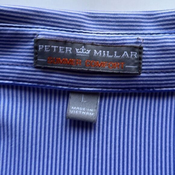 Peter Millar Summer Comfort Polo w/ branding Sz. L - Picture 2 of 9